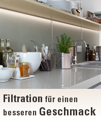 Wasserfilter für den Tisch