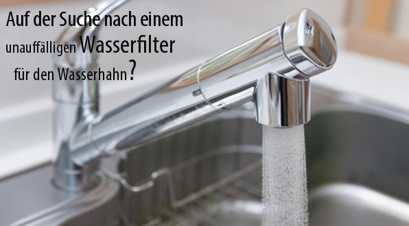 Wasserfilter am Wasserhahn