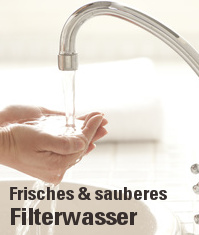 Wasserfilter zur Wasserenthärtung im Haus